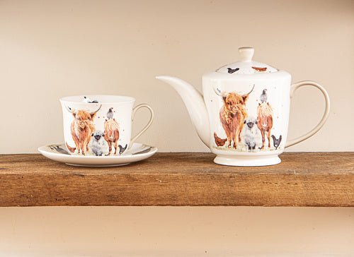 Ashdene Paddock Pals Cup & Saucer