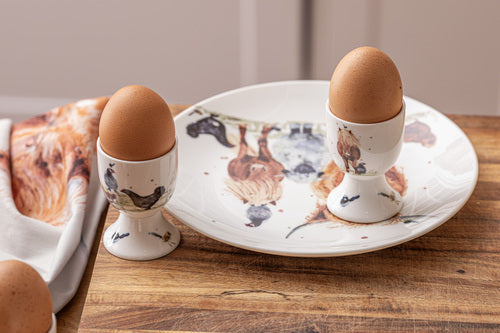 Ashdene Paddock Pals Set of 4 Assorted Egg Cup