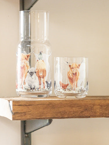 Ashdene Paddock Pals Carafe & Glass Set
