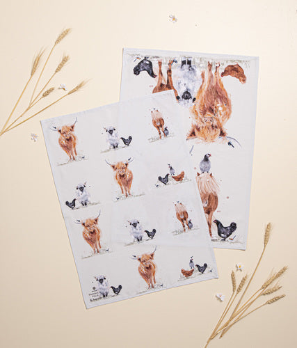 Ashdene Paddock Pals 2pk Kitchen Towel