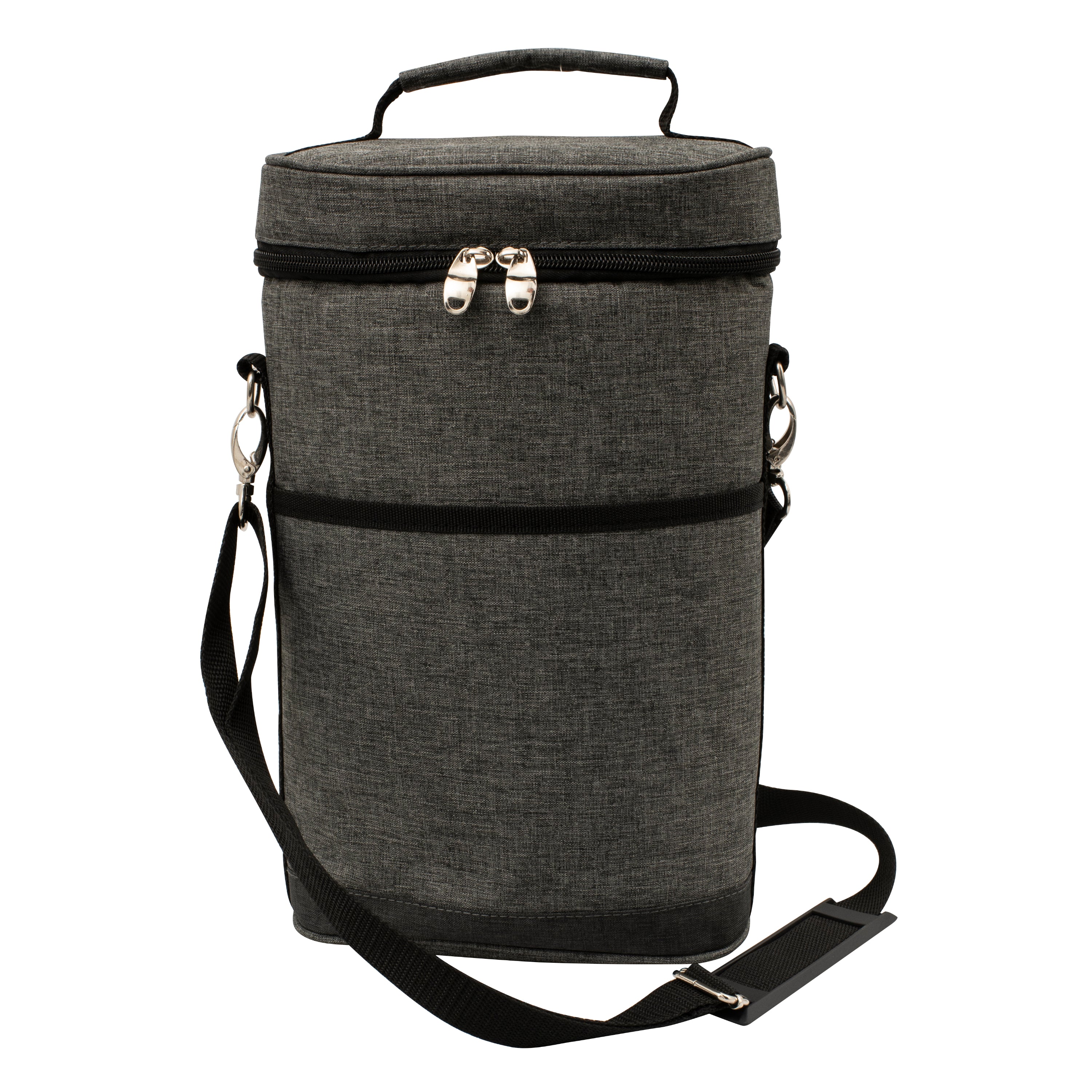 Karlstert Deluxe 2 Bottle Carrier - Charcoal