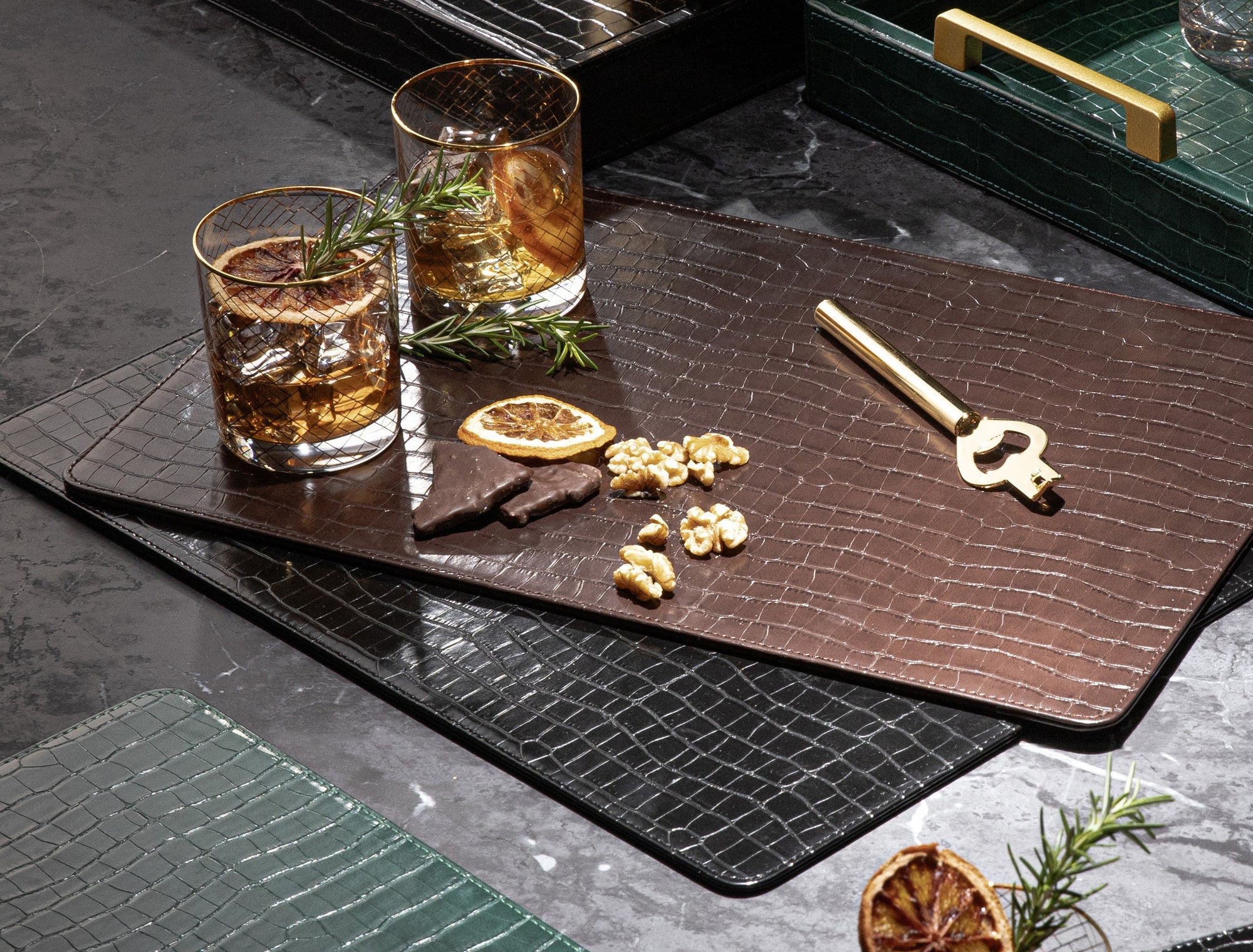 Tempa Giovanni Chocolate 4pk Placemat