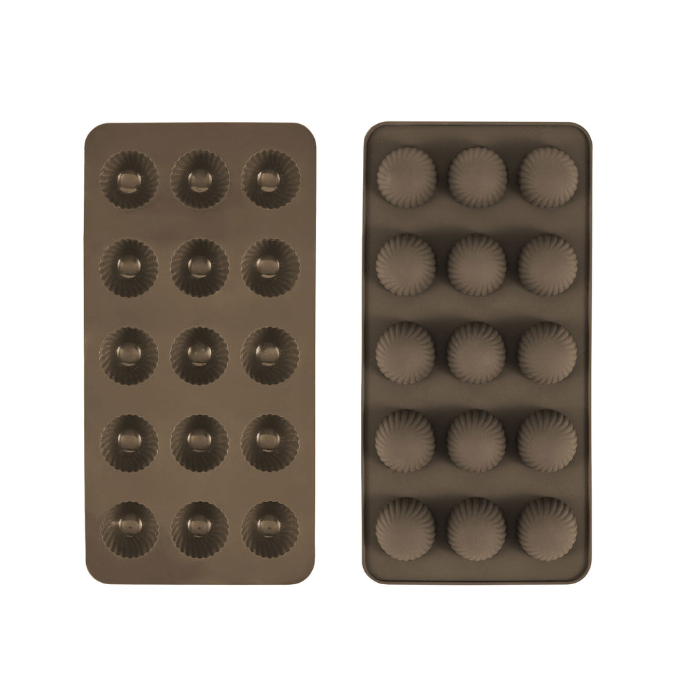 Avanti Chocolate Mould Ribbed Dome 21.3 x 10.5cm (Set of 2)