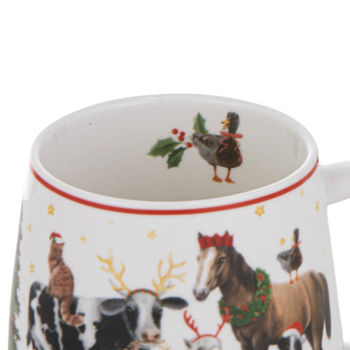 Ashdene Christmas at the Farm Gift Giving Mug