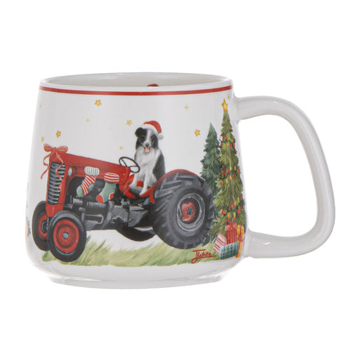 Ashdene Christmas at the Farm Tractor Driver Mug