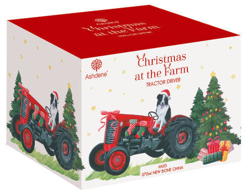 Ashdene Christmas at the Farm Tractor Driver Mug