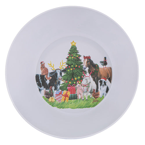 Ashdene Christmas at the Farm Melamine Salad & Chip Bowl
