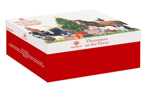Ashdene Christmas at the Farm Assorted 4pk Bauble