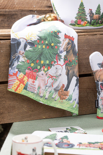 Ashdene Christmas at the Farm 2pk Kitchen Towel