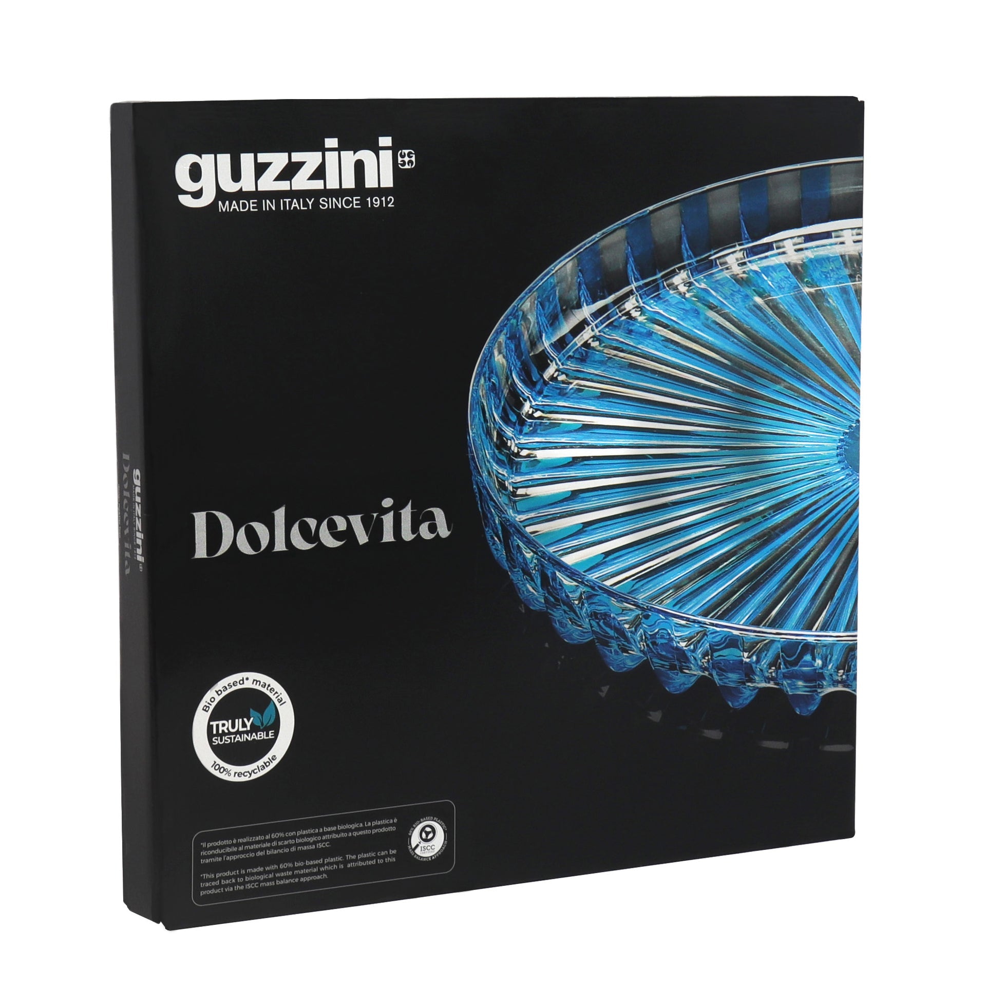 Guzzini Dolcevita Round Tray - Turquoise
