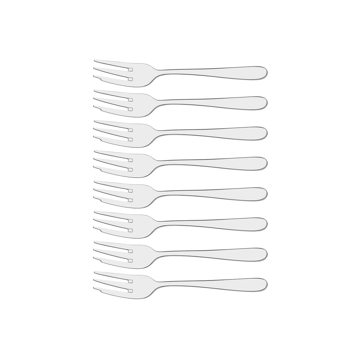 Tablekraft Aero Dawn Cake Fork Set 8pc