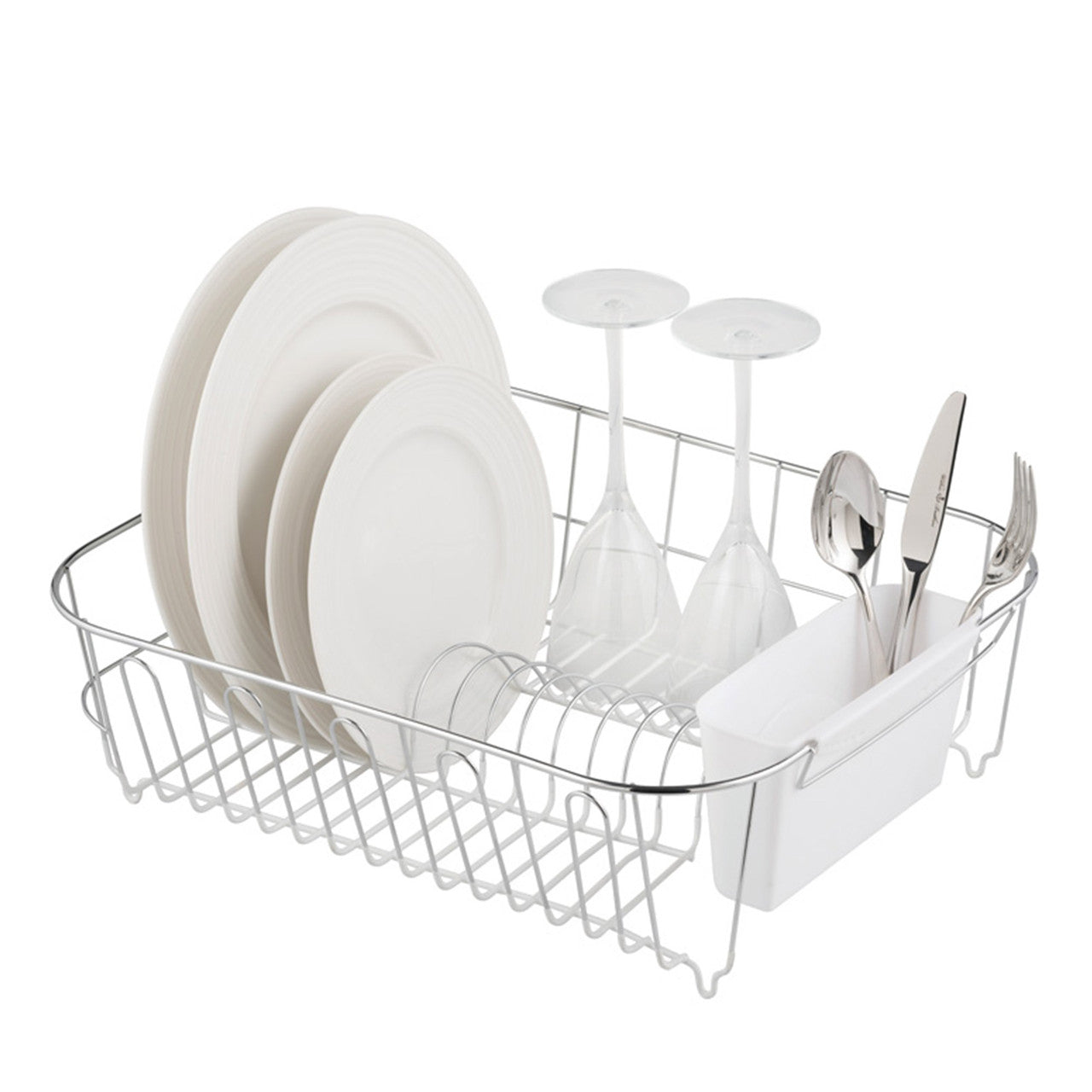 Avanti  Large Slimline Dishrack - White