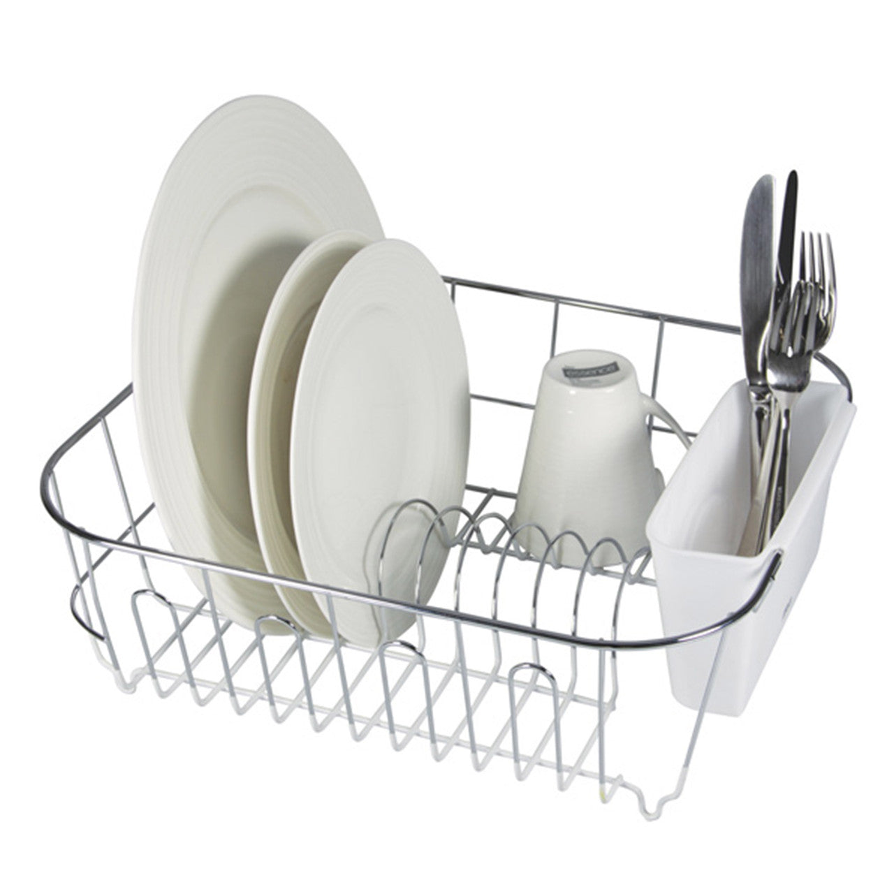 Avanti  Small Slimline Dish Rack - White