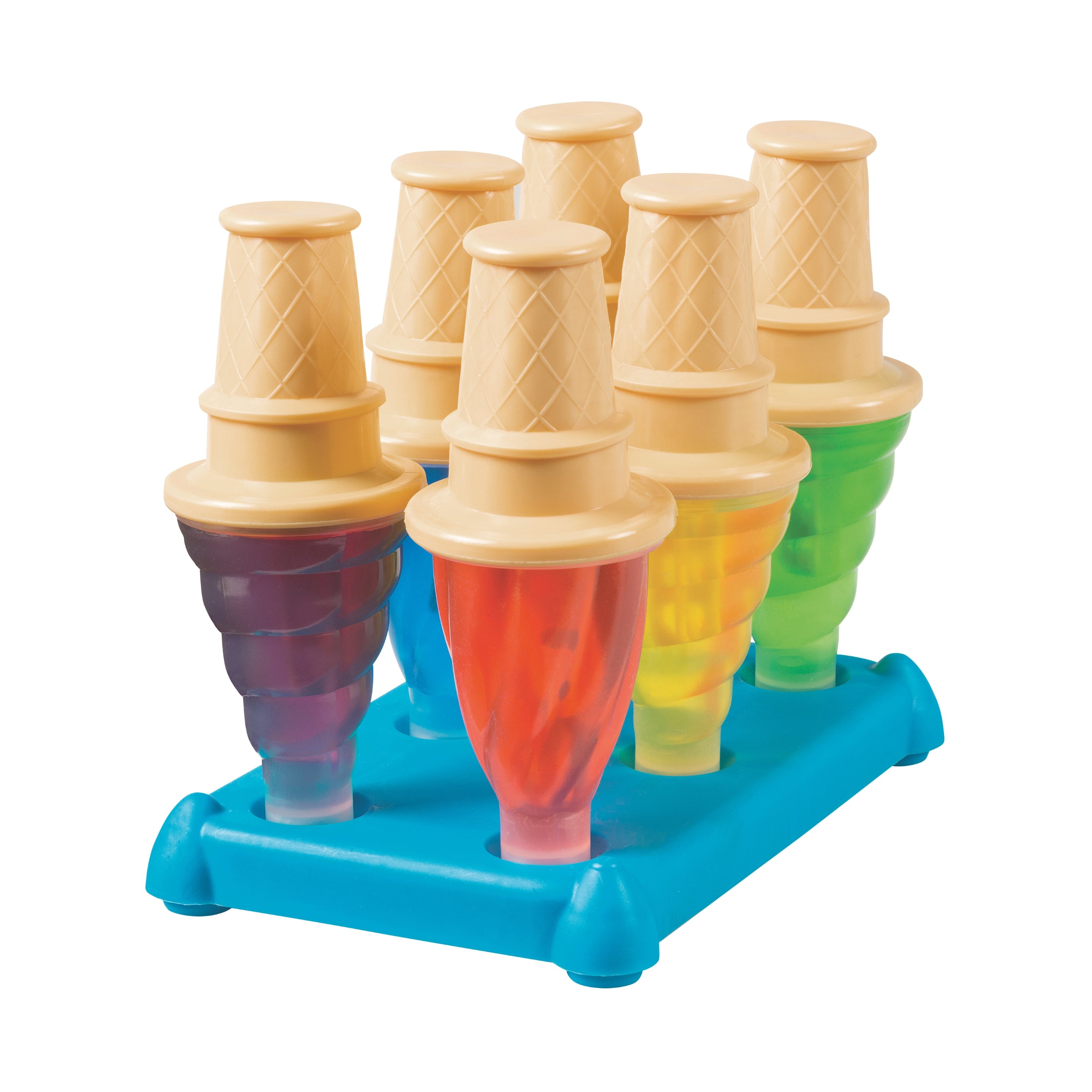 Avanti Ice Cream Cone Ice Block 6 Piece Set
