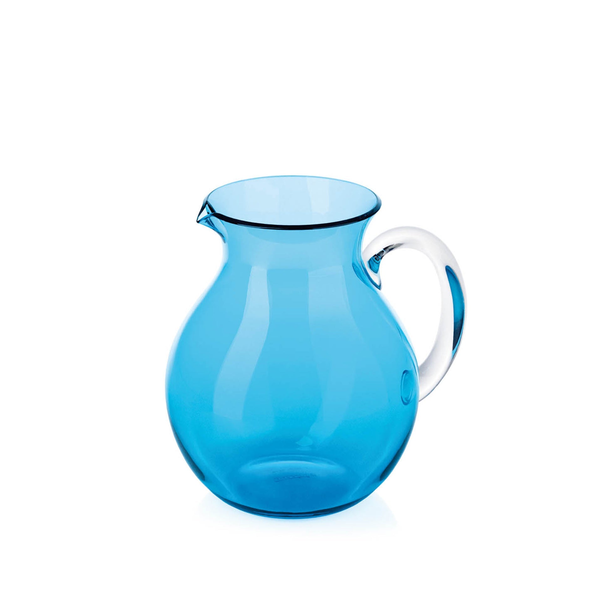 Guzzini Dolcevita Balloon Potbelly Pitcher - Turquoise
