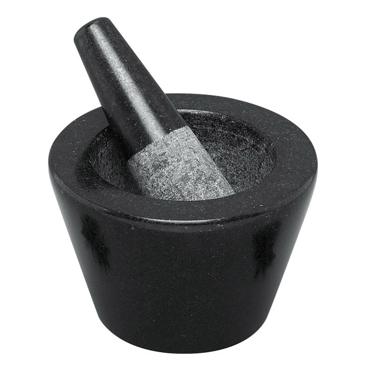 Avanti  Mini Conical Mortar And Pestle - 13cm - Black