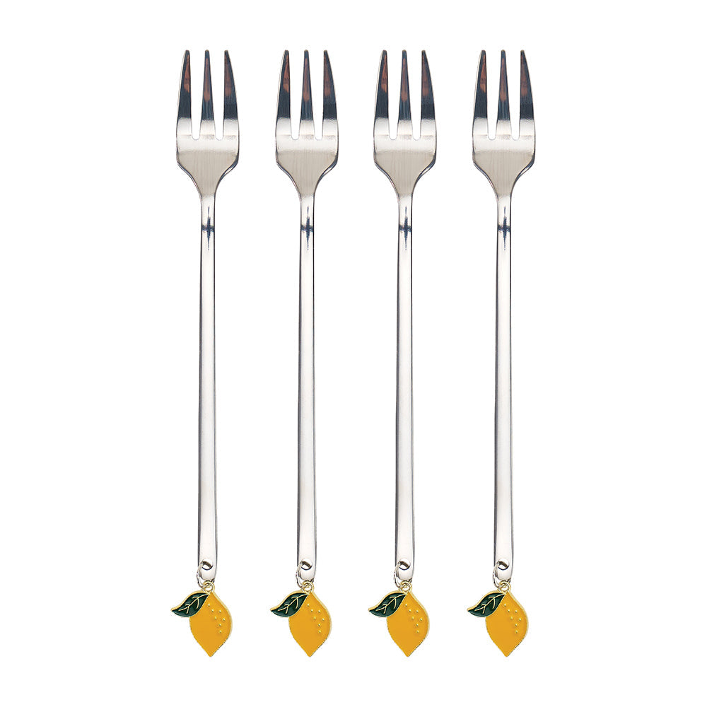 Annabel Trends Party Forks 4pc Lemons
