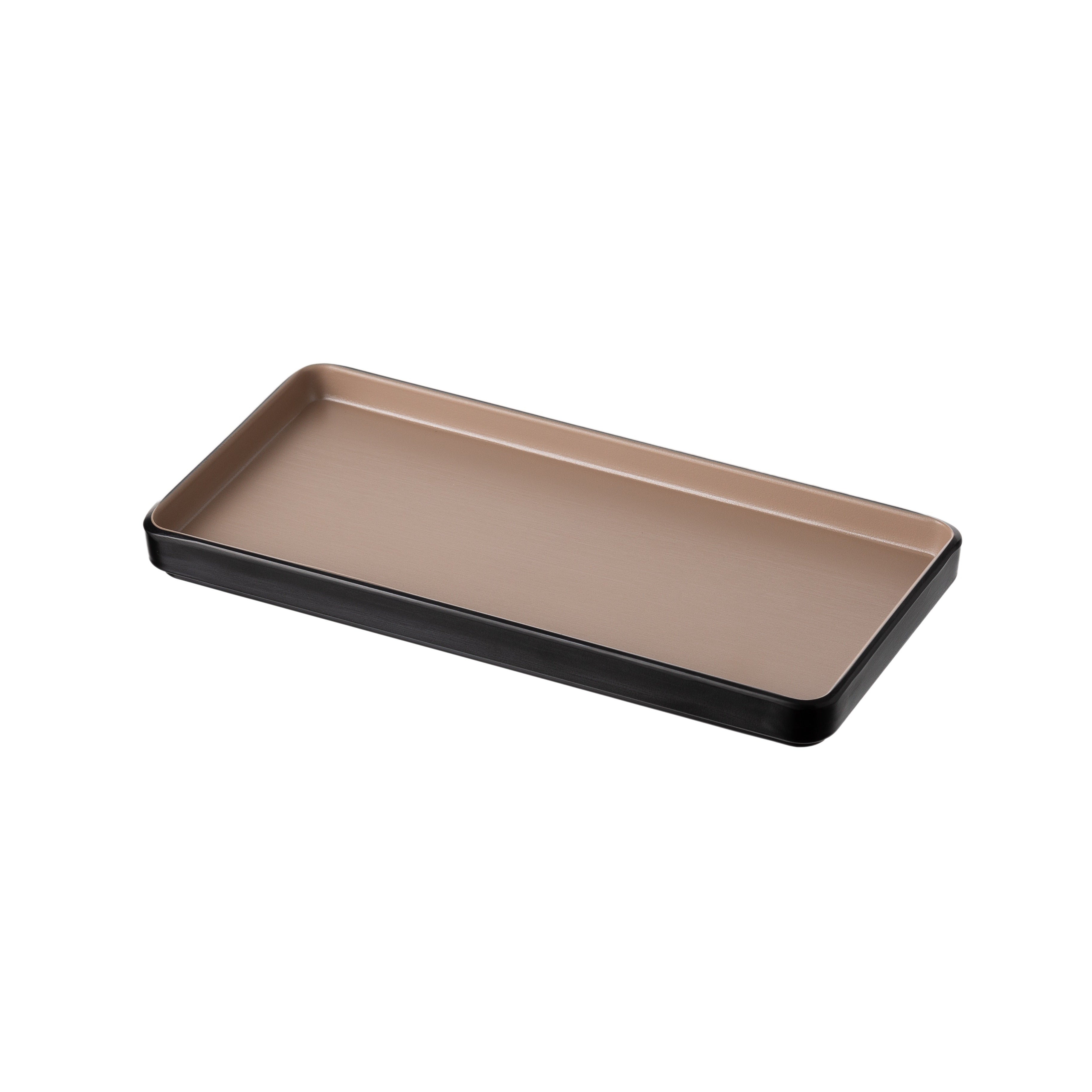 COUCOU Rect Platter 250x120mm - Beige & Black