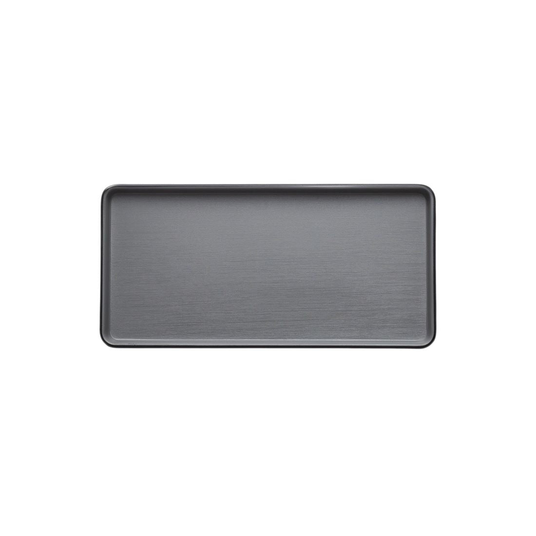 COUCOU Rect Platter 250x120mm - Grey & Black