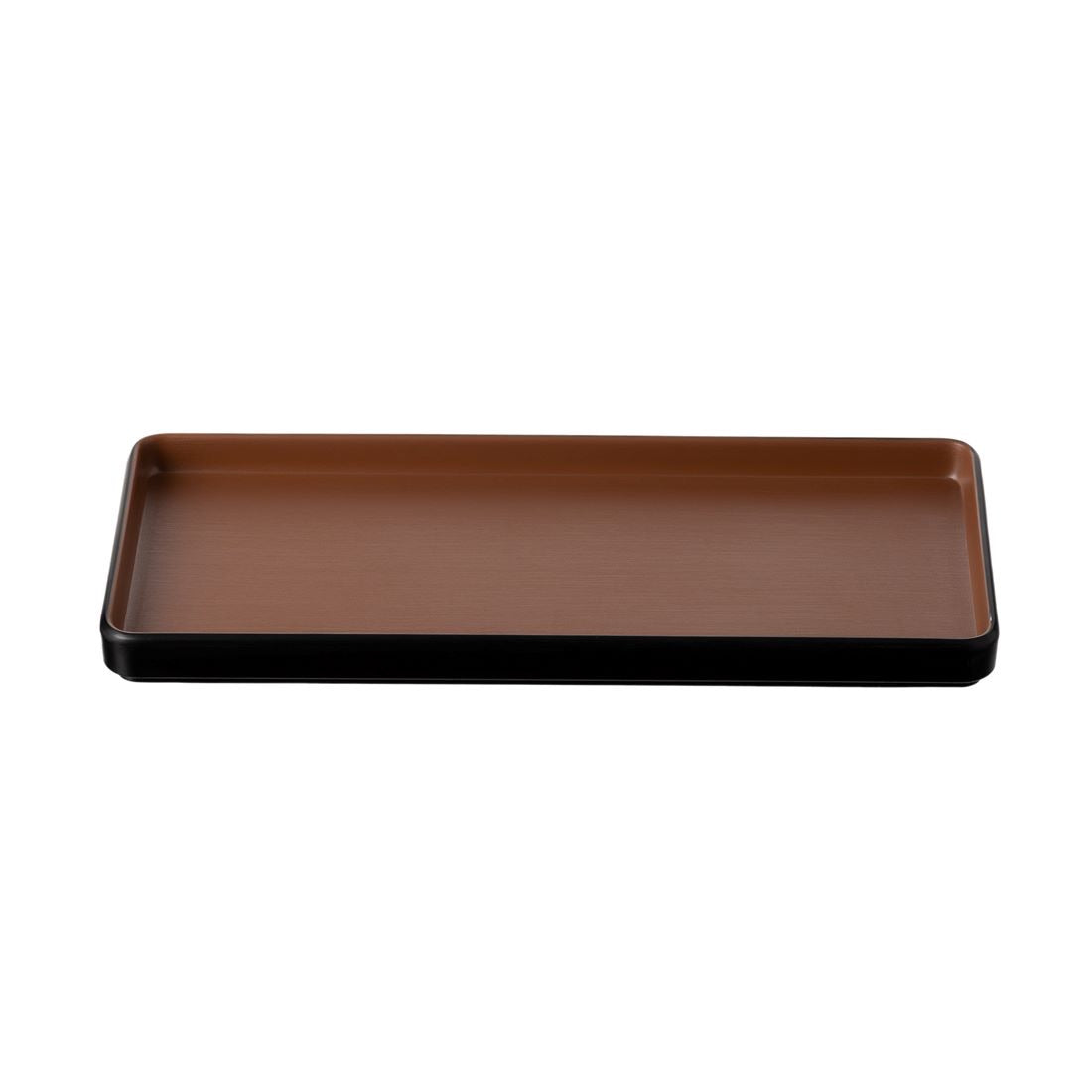COUCOU Rect Platter 290x130mm - Brown & Black