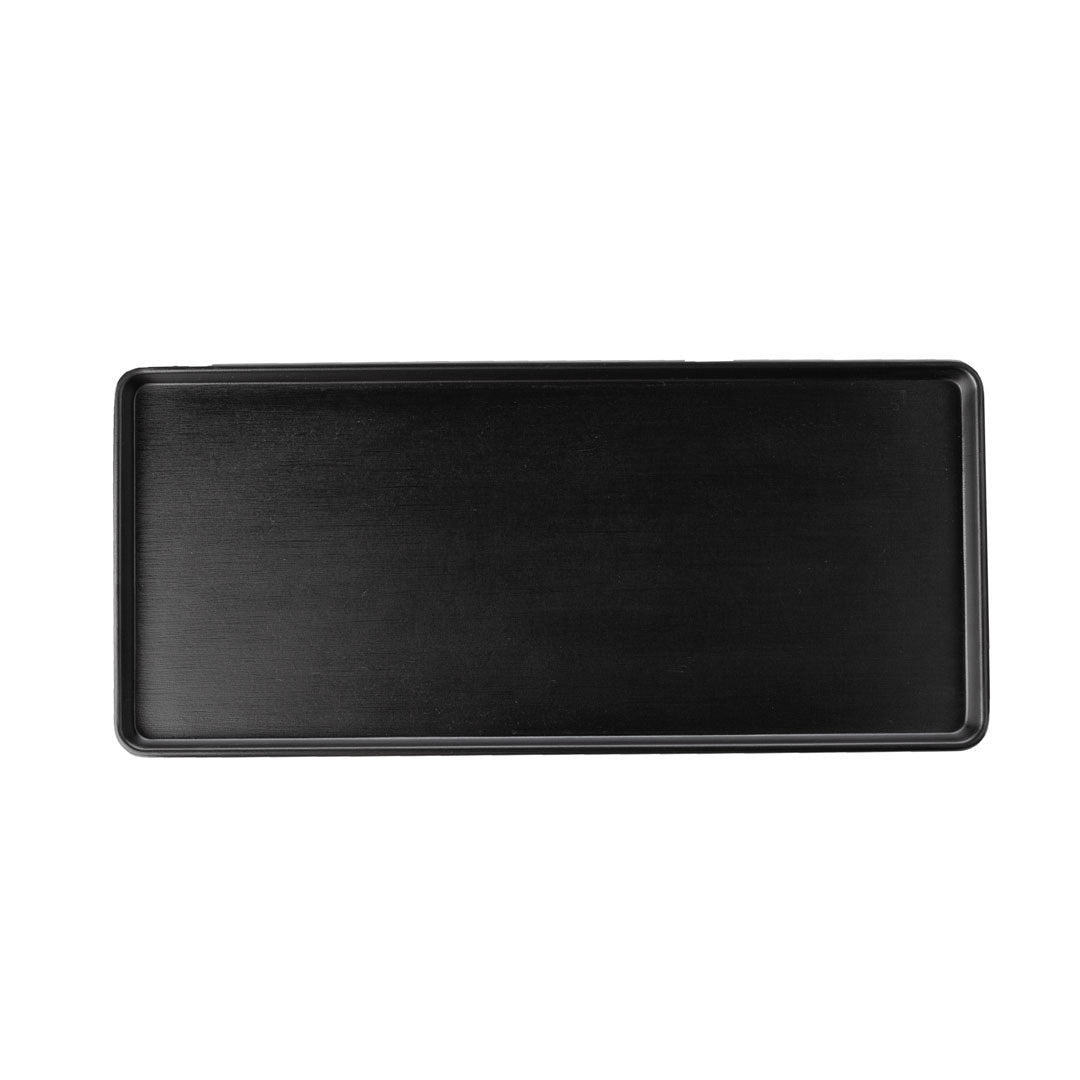 COUCOU Rect Platter 290x130mm - Black & Black