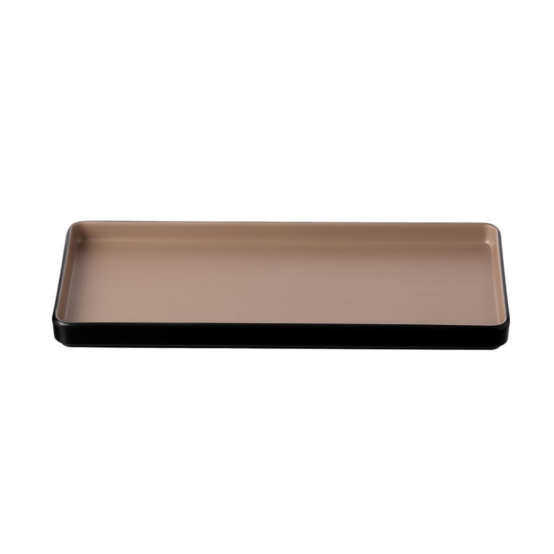 COUCOU Rect Platter 290x130mm - Beige & Black