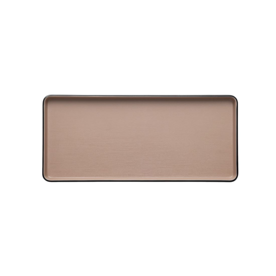 COUCOU Rect Platter 290x130mm - Beige & Black