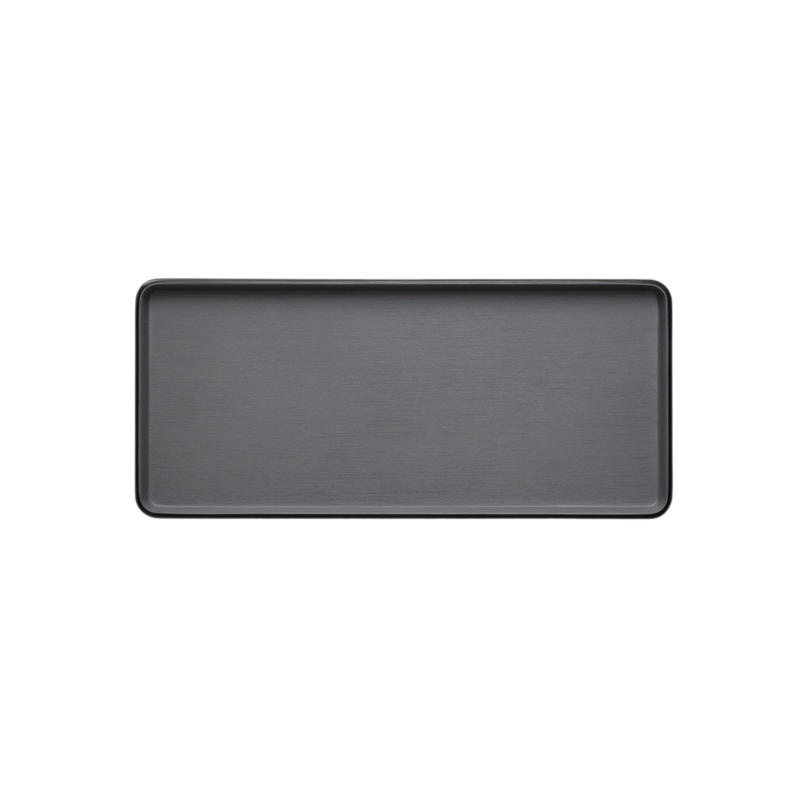 COUCOU Rect Platter 290x130mm - Grey & Black