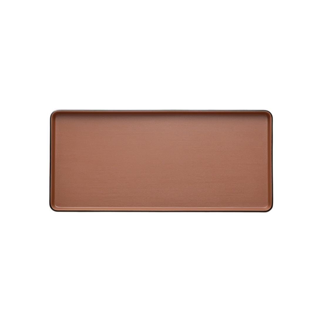 COUCOU Rect Platter 325x150mm - Brown & Black