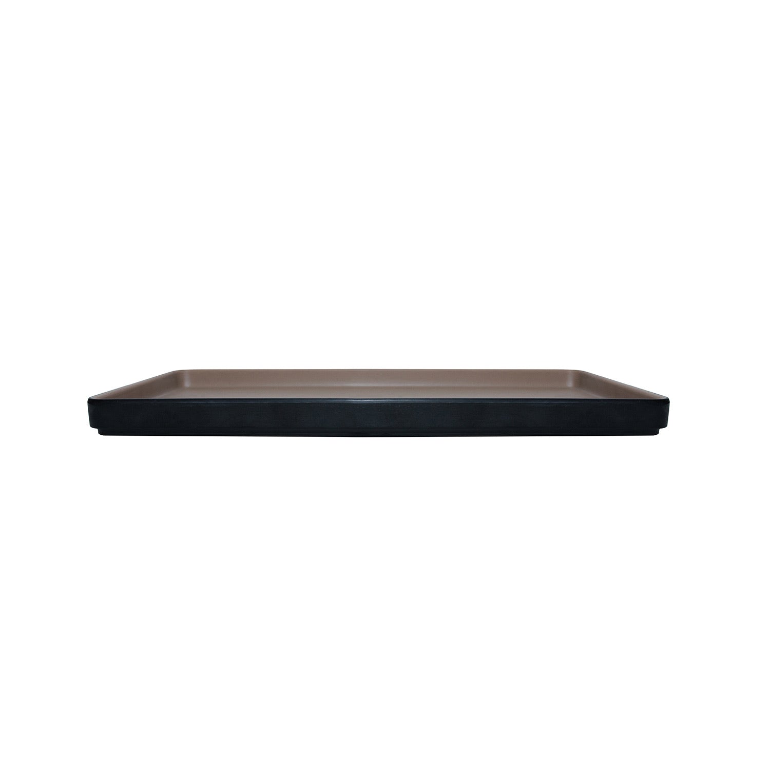 COUCOU Rect Platter 325x150mm - Beige & Black