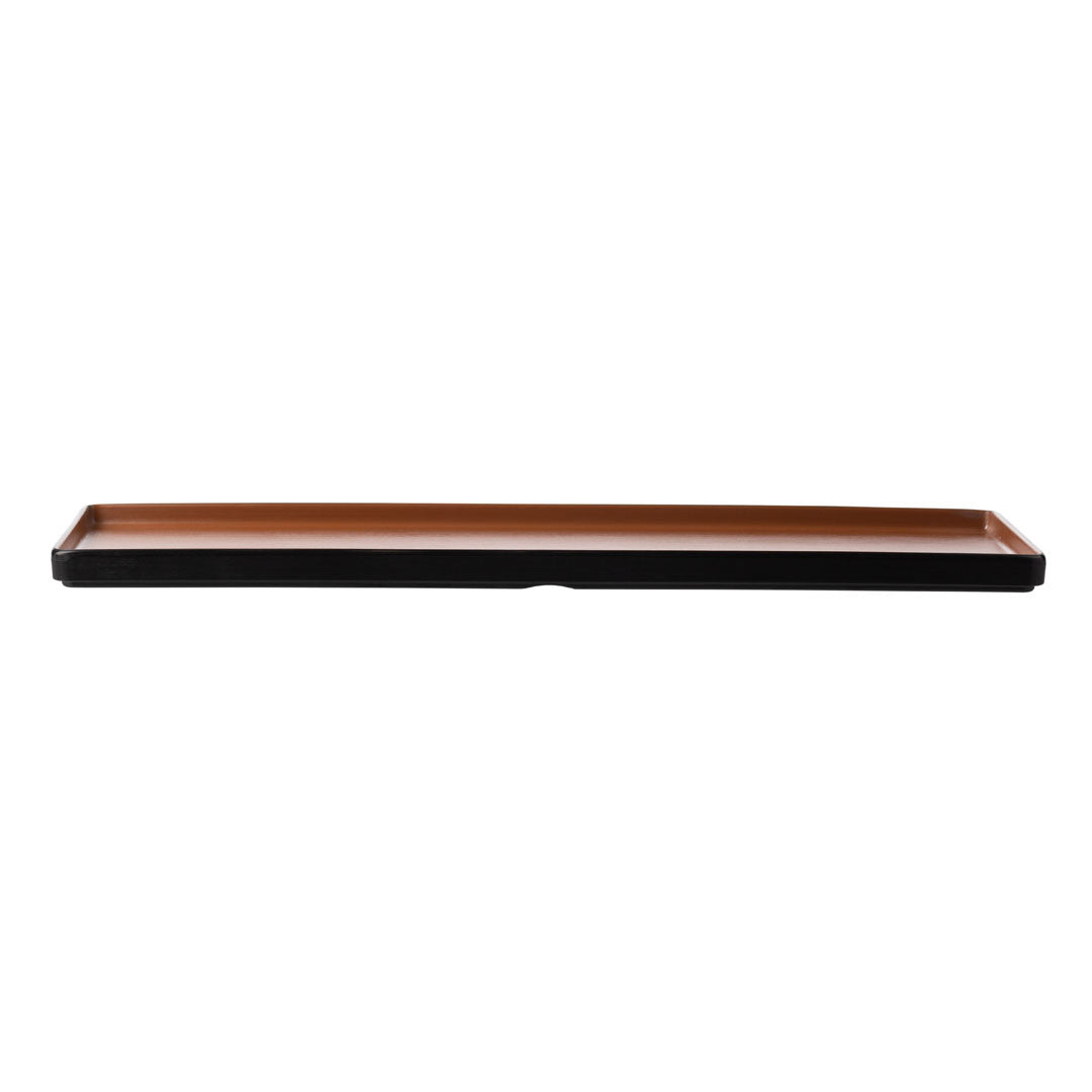 COUCOU Rect Platter 500x180mm - Brown & Black
