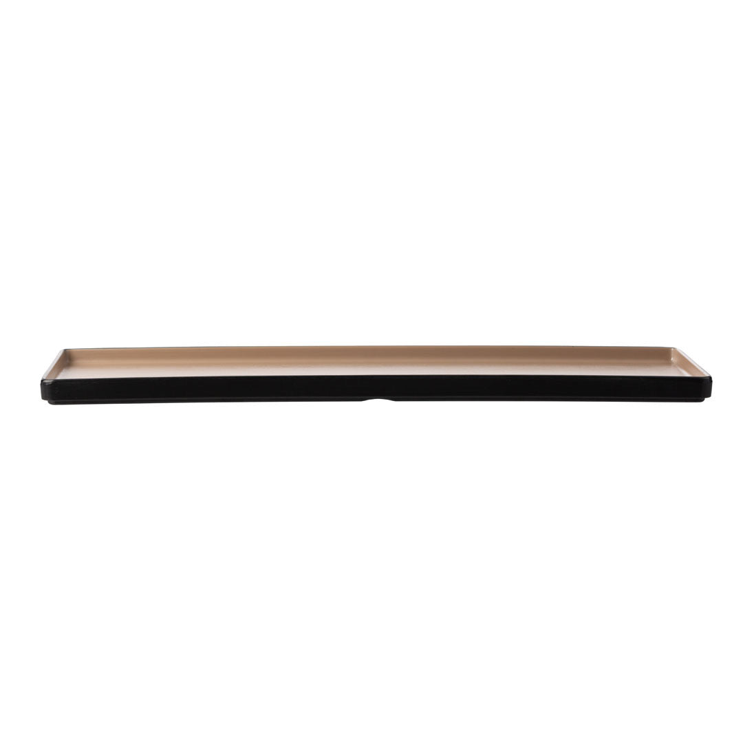 COUCOU Rect Platter 500x180mm - Beige & Black