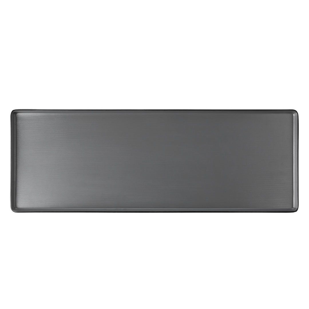 COUCOU Rect Platter 500x180mm - Grey & Black
