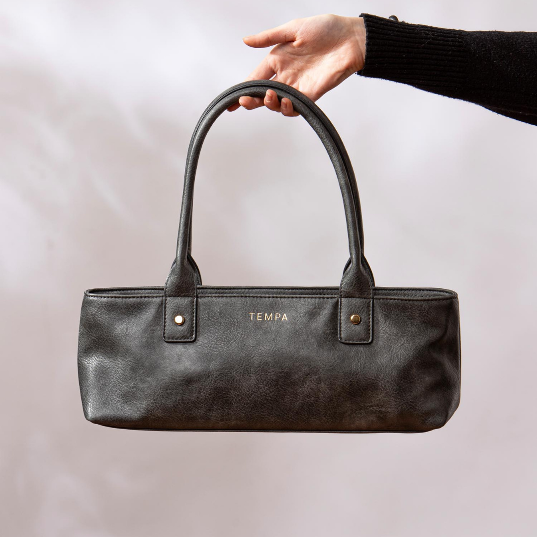 Tempa Harley Charcoal Wine Purse