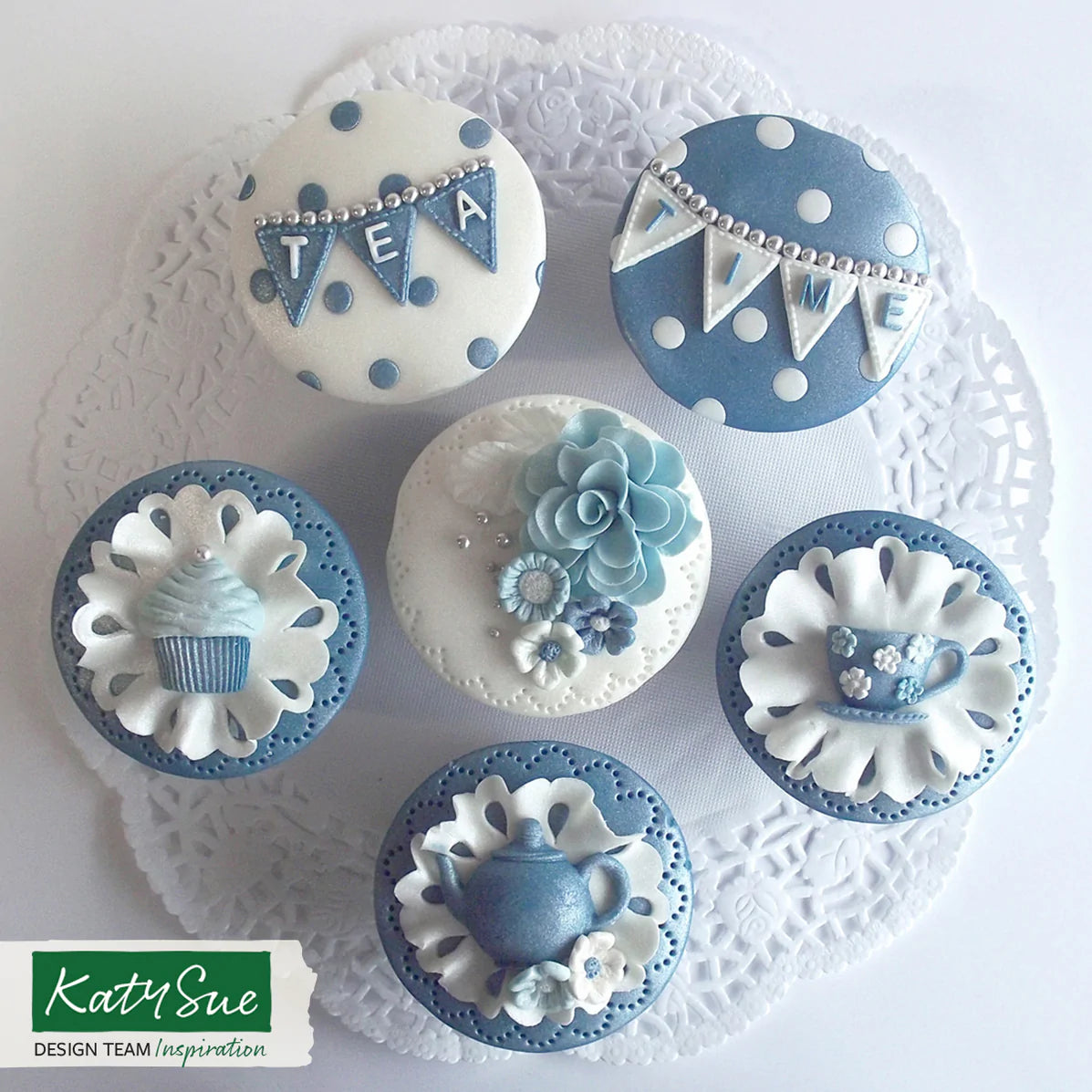Katy Sue Silicone Mould Afternoon Tea