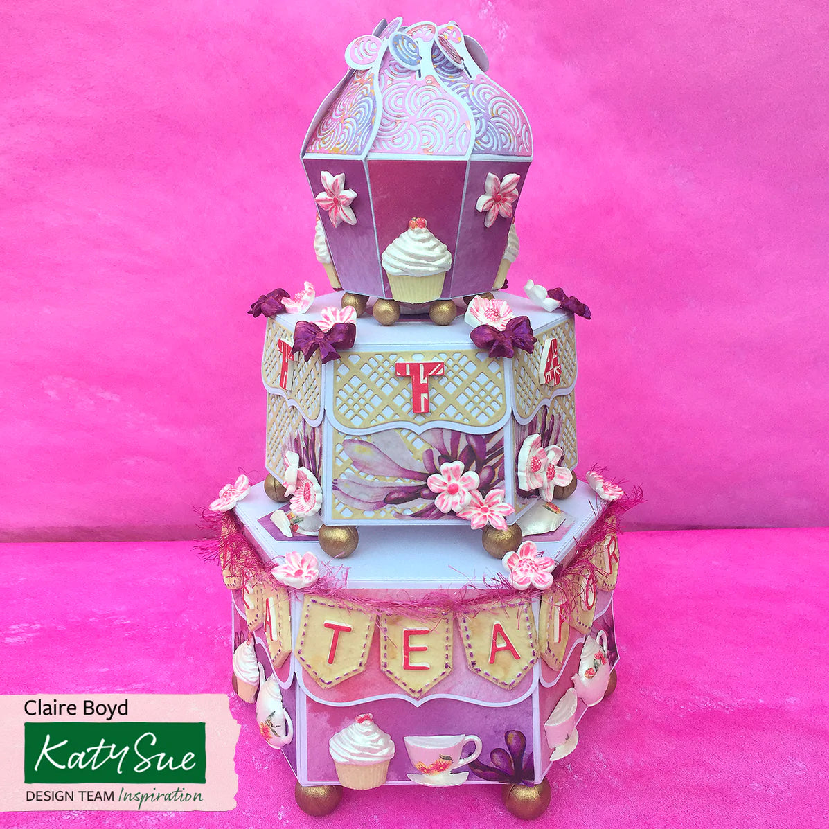 Katy Sue Silicone Mould Afternoon Tea