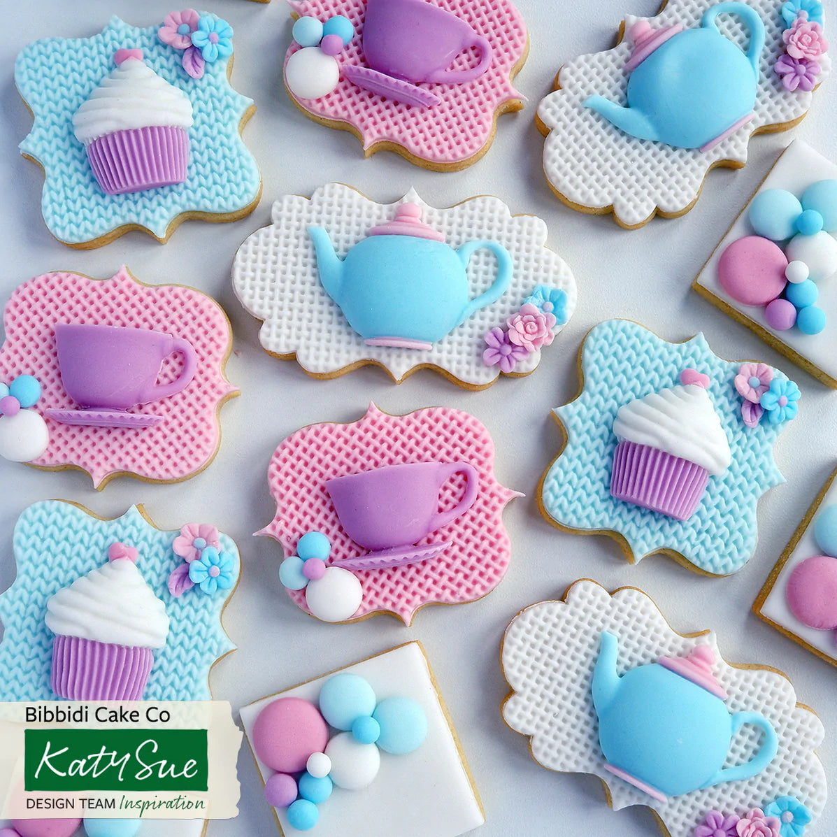 Katy Sue Silicone Mould Afternoon Tea