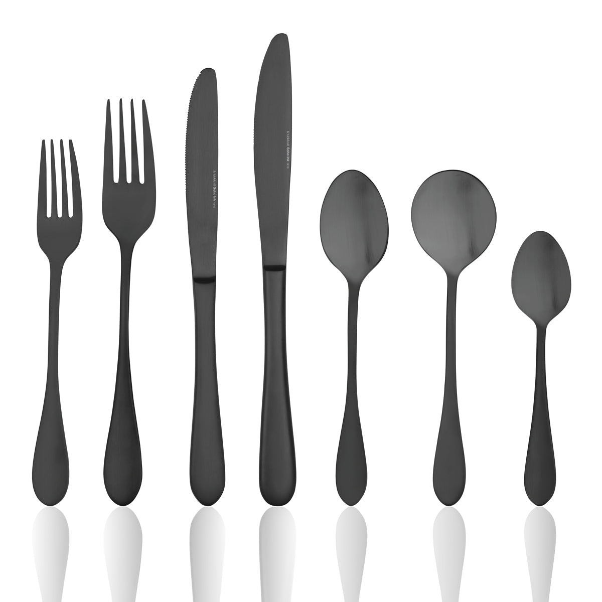 Tablekraft Soho Ink Cutlery Set 56pc