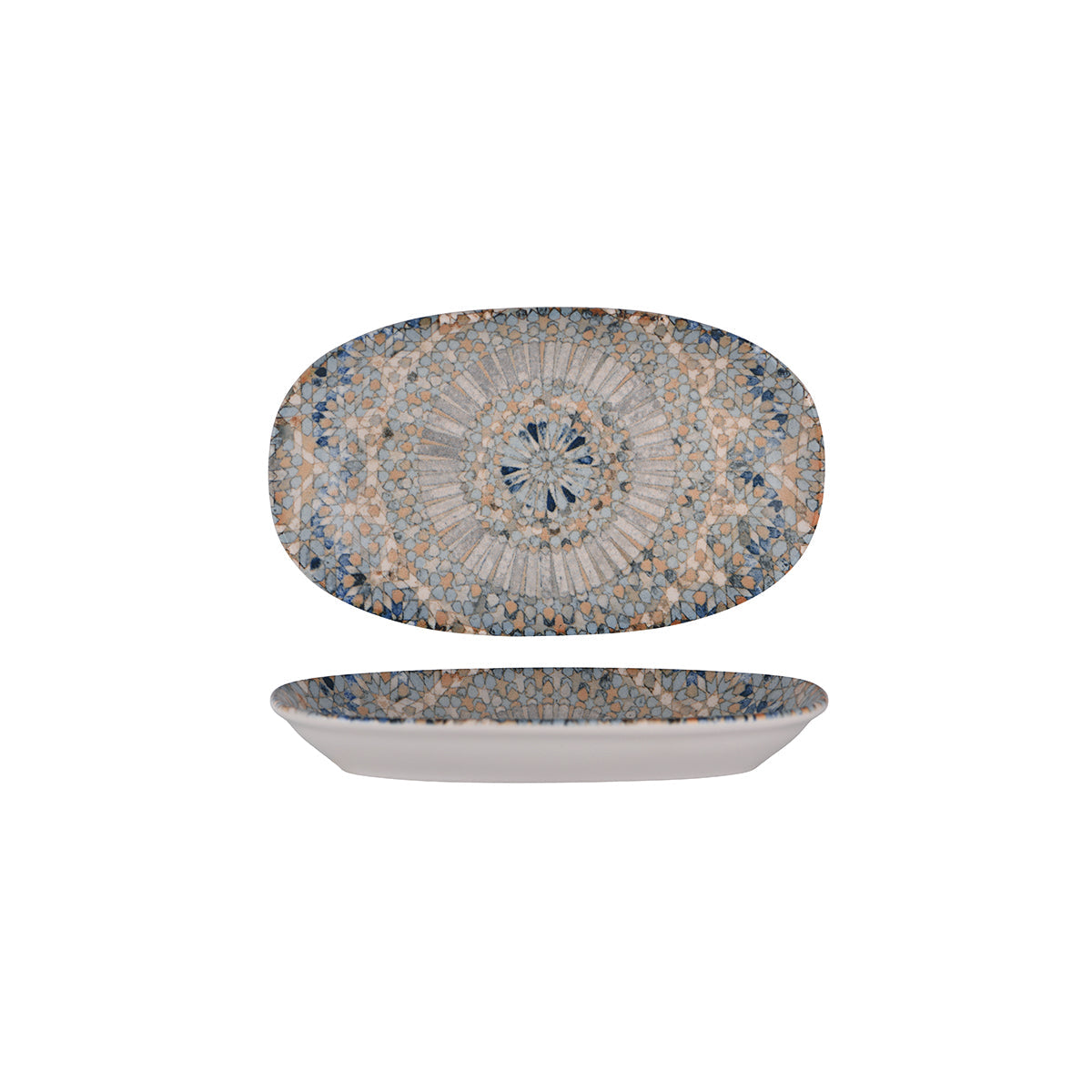 Bonna Luca Mosaic Oval Coupe Dish 240x140mm