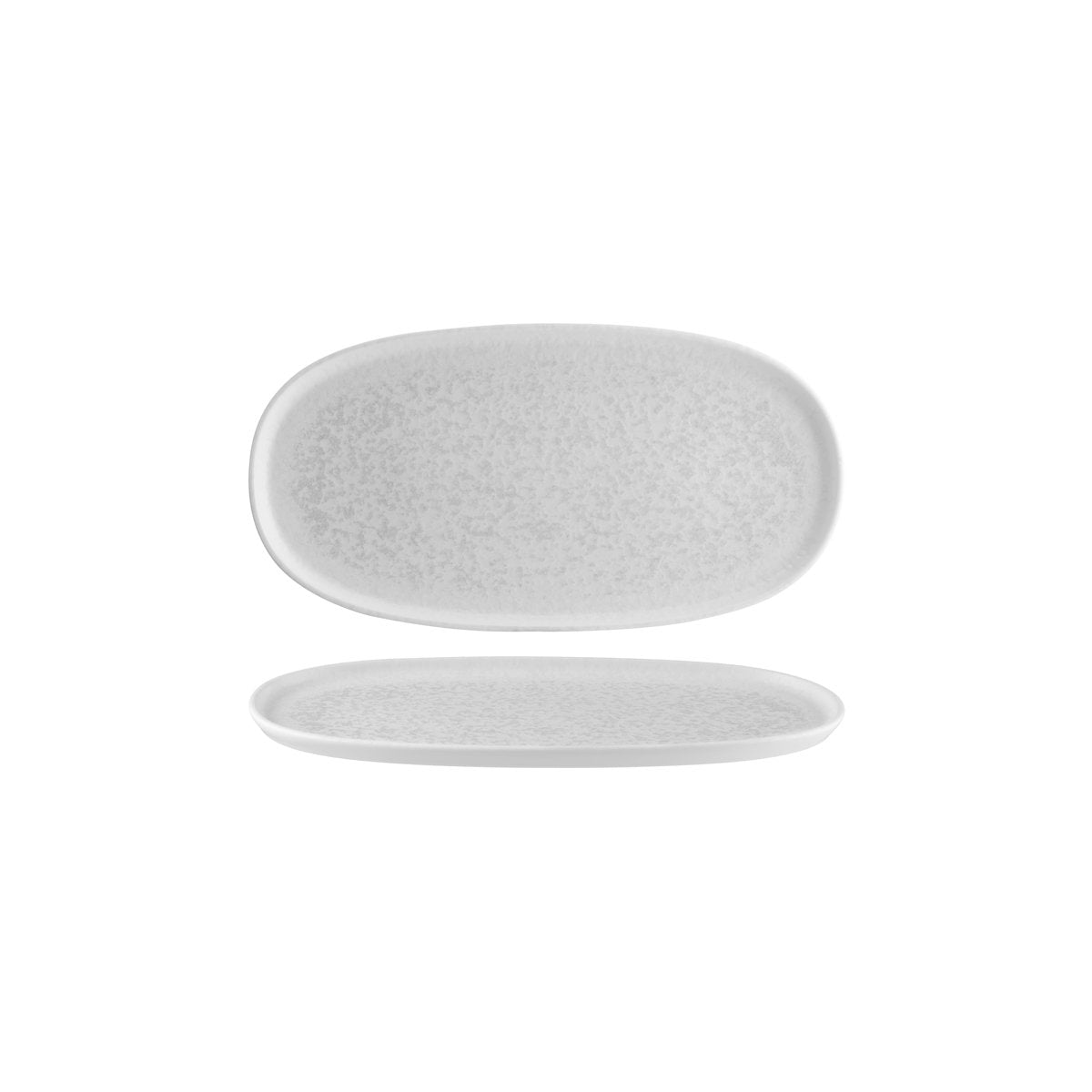 Bonna Lunar White Oval Platter 300x155x15mm