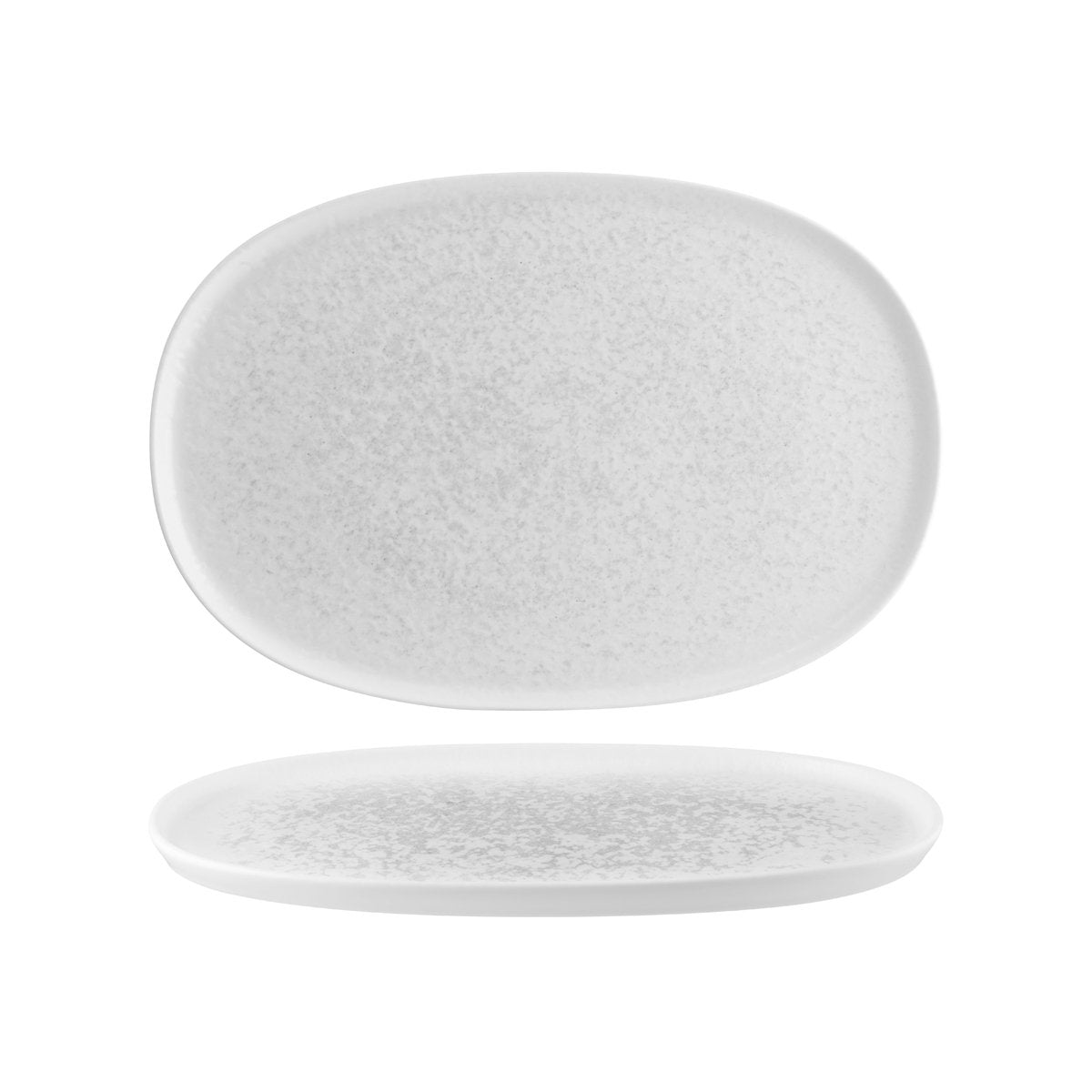 Bonna Lunar White Oval Platter 340x230x20mm