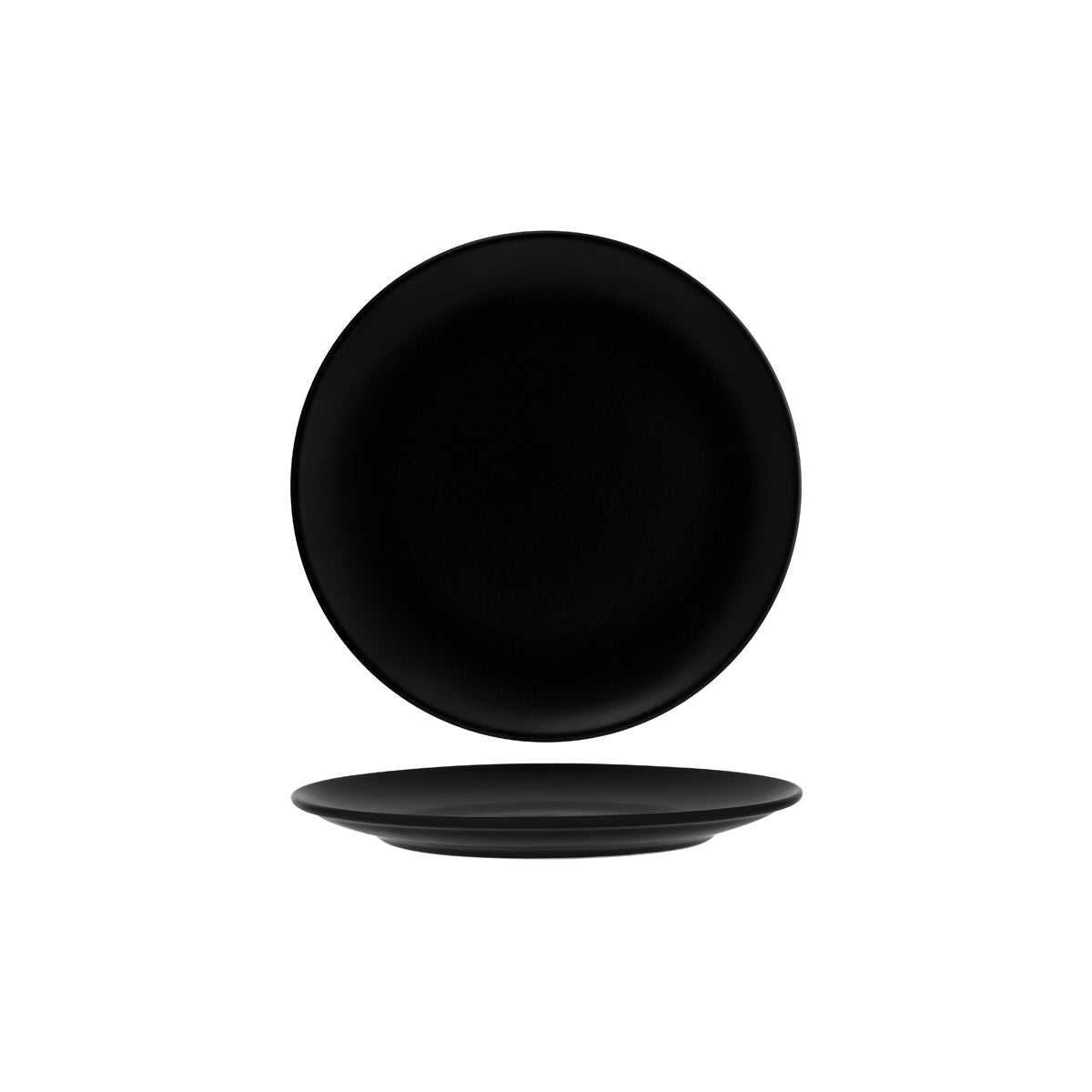 Bonna Notte Black Round Coupe Plate 270x28mm