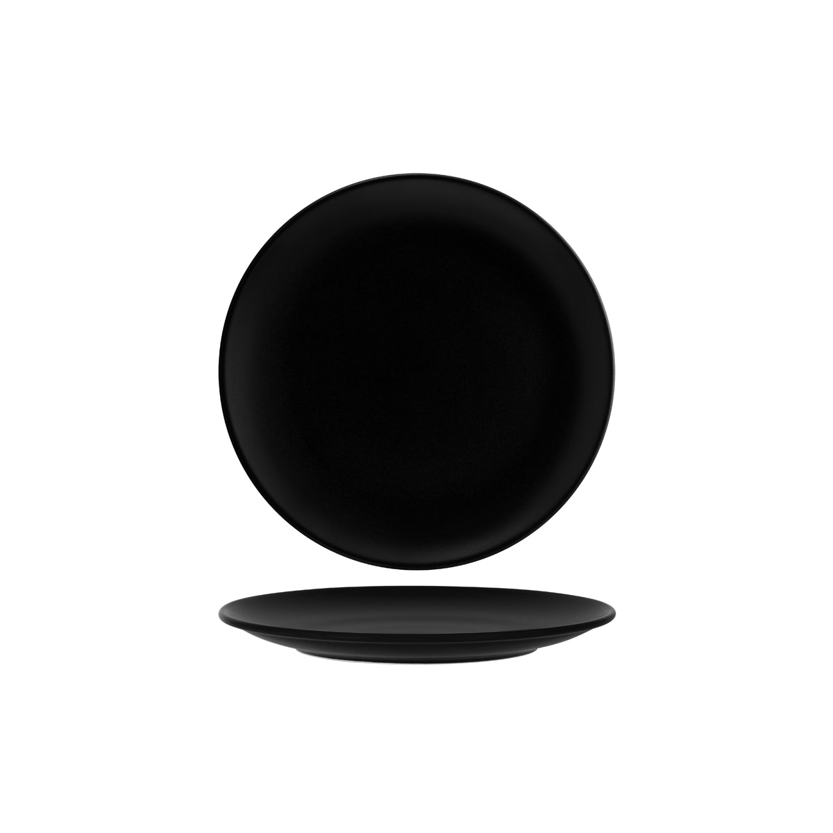 Bonna Notte Black Round Coupe Plate 300x31mm
