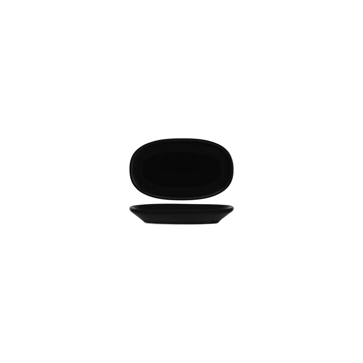 Bonna Notte Black Oval Coupe Dish 150x85x20mm