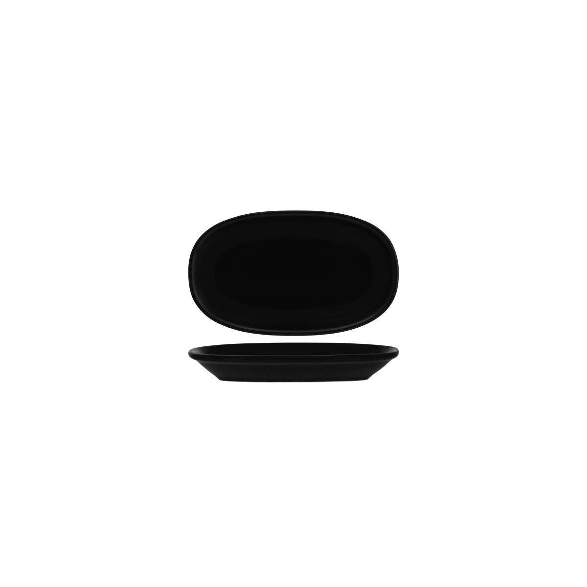 Bonna Notte Black Oval Coupe Dish 190x110x26mm