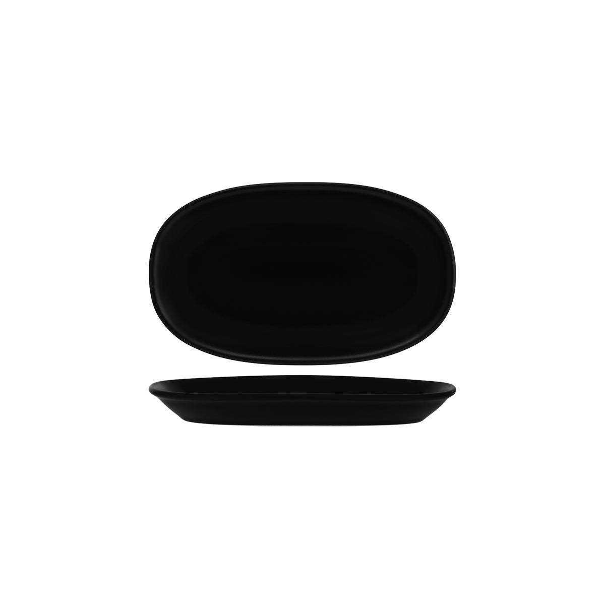 Bonna Notte Black Oval Coupe Dish 290x170x32mm