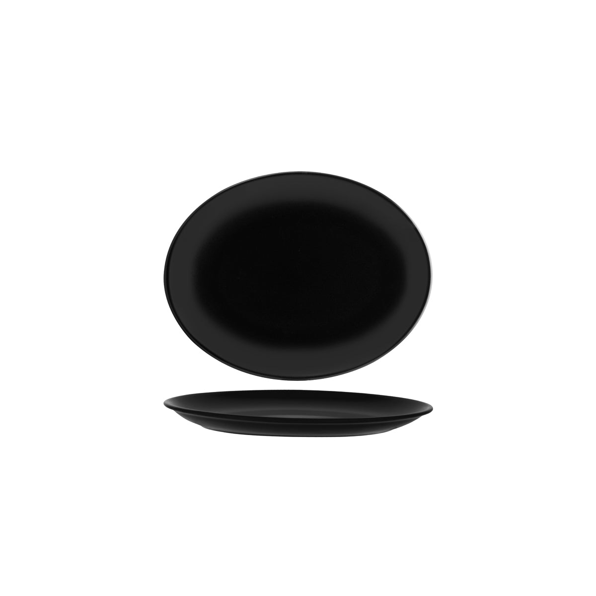 Bonna Notte Black Oval Coupe Platter 250x185x26mm