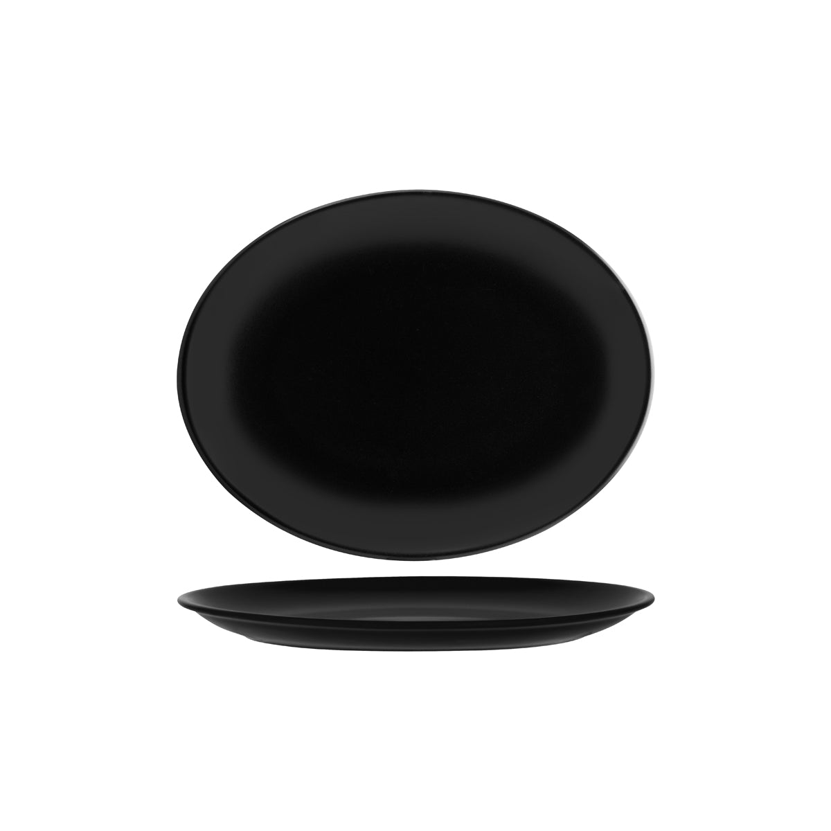 Bonna Notte Black Oval Coupe Platter 310x240x30mm