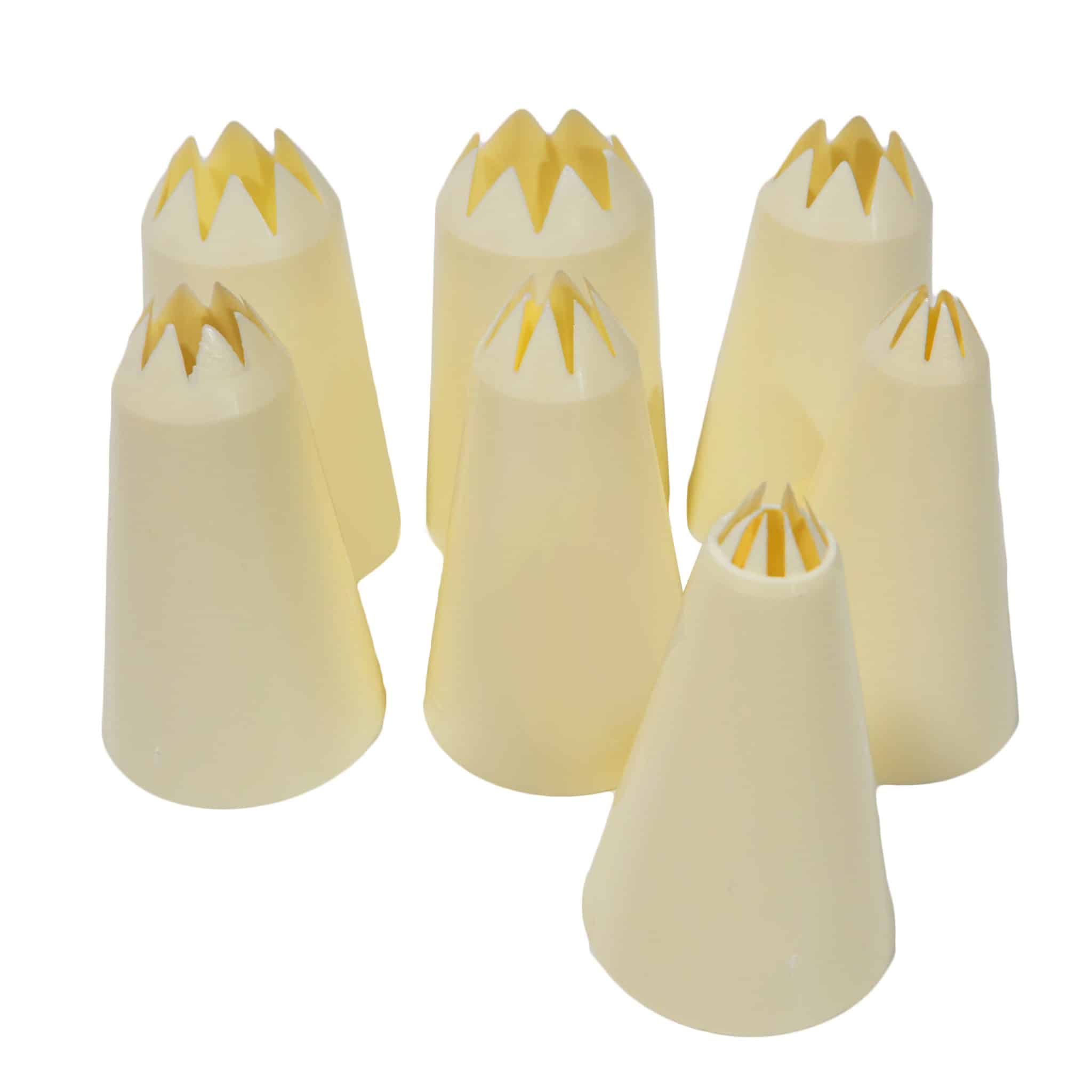 KH Kookie Piping Nozzle Star Set Of 7