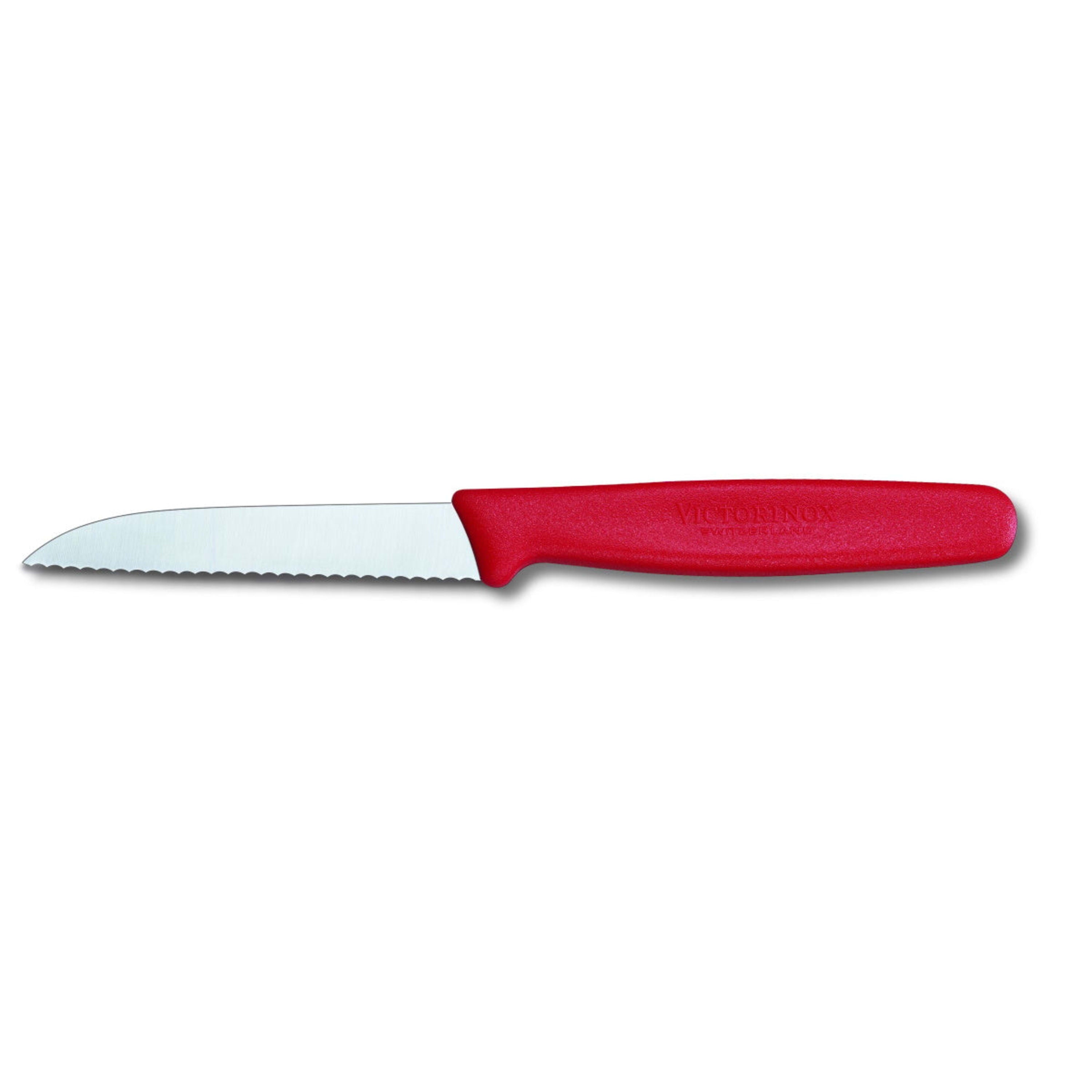 Victorinox Paring Knife Serrated 8cm - Red